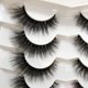 thumbnail image 2 of Pestañas postizas Pooplunch estilo ojo de gato, efecto wispy, de visón sintético, 7 pares, 2 of 7