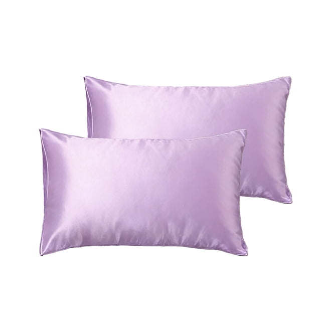 Fareti 2-Pack Breathable Velvet Envelope Pillowcases, Soft Polyester Fabric for Smooth Hair & Skin, Wrinkle and Frizz Reducing, 29.1x18.9 Inch, Dormitory, Bedding Essentials
