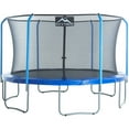 thumbnail image 2 of SKYTRIC 15-Foot Trampoline, with Safety Enclosure Net, Blue, 2 of 9