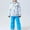 A02 Blue, variant on Toddler Girls 2 Piece Snowsuit Waterproof Ski Jacket and Snow Pants Set Windproof Winter Snowboard Outfit Warm Insulated Activewear for Kids Winter Outdoor Sports