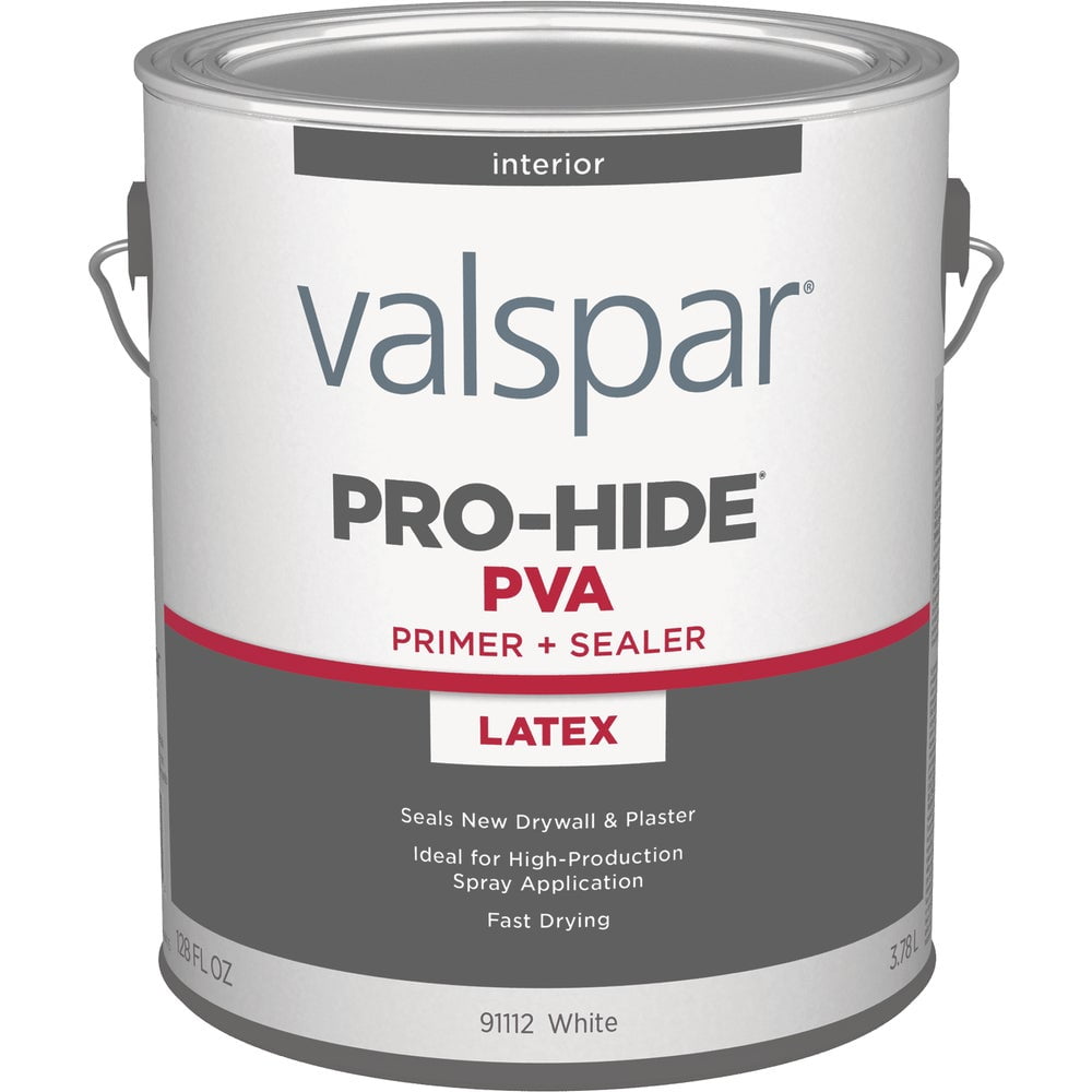 Valspar ProHide PVA Interior Latex Drywall Primer, White, 1 Gal
