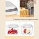 thumbnail image 3 of Contenedor Transparente para Cereales Almacenamiento Alimentos Frutos Secos Granos, 3 of 9
