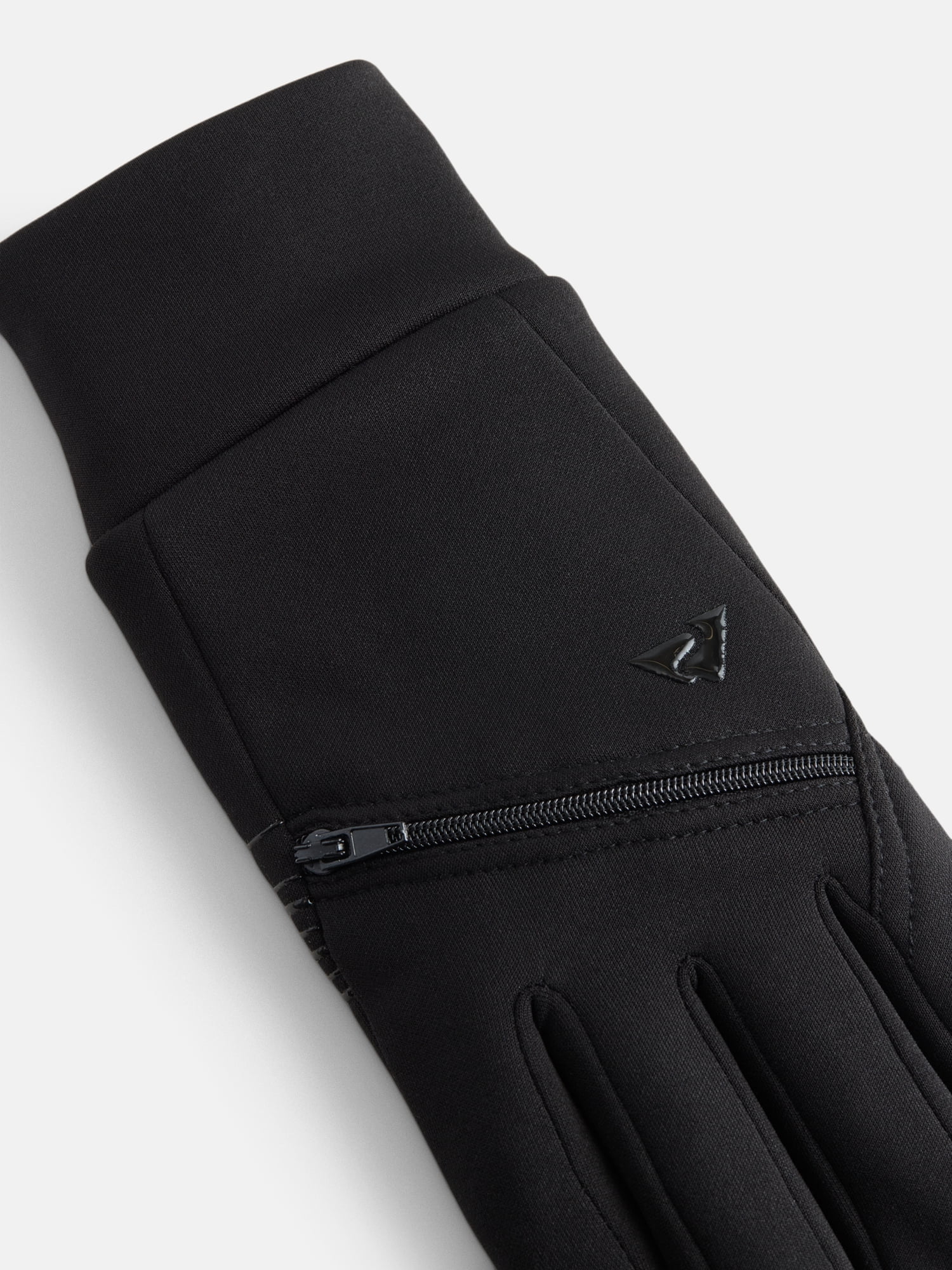 Ozark Trail Women's Active Stretch Fleece Gloves with Pocket, Black
