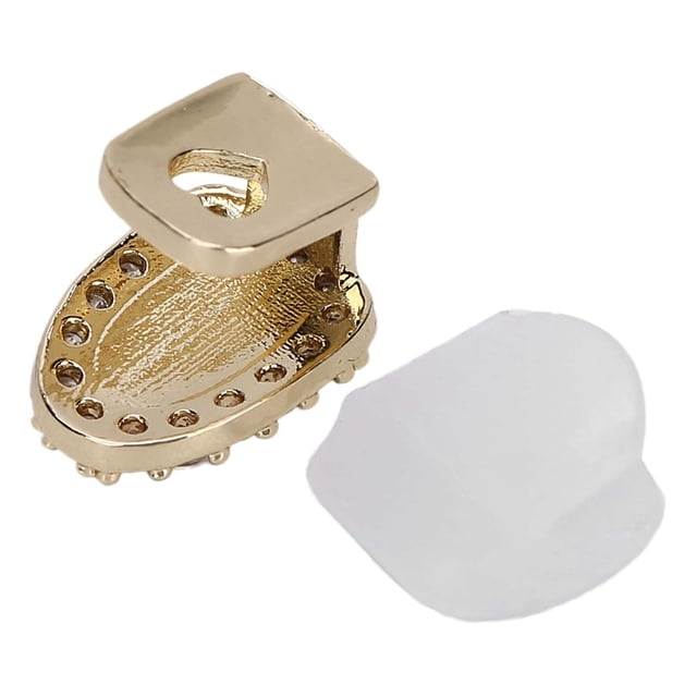 Single Tooth, Hip Hop Teeth Bling Teeth Accessory Decoration for Teeth Rapper Costume Cosplay Single Tooth
