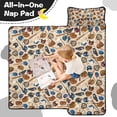 thumbnail image 4 of Beige Baseball Gear Pattern Toddler Nap Mats for Kids Preschool,Sleeping Mat Bag or Kids,Toddler Sleeping Bag,Toddler Nap Mat or Daycare, 4 of 6
