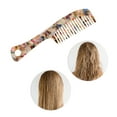 thumbnail image 5 of Unique Bargains 1 Pc Long Handle Hair Comb Multicolor Acetate Sheet, 5 of 5