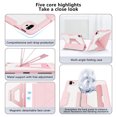 thumbnail image 3 of for iPad Pro 11 inch Case 2022/2021/2020/2018(4th/3rd/2nd/1st Generation), Multi-Angle Fold Magnetic Stand, DDetachable Cover with Sleep Wake, Pink, 3 of 6