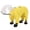 Yellow, variant on Gytml Full-Body Waterproof Dog Raincoat With Clear Hood, Reflective 4-Legged Dog Rain Suit, All-In-One Dog Rain Gear For Large/Medium/Small Dogs Yellow-L