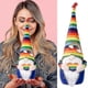 thumbnail image 1 of Rainbow Gnome, Gay Pride Plush Gnome Decor Swedish Gnome Ornament, Gnomie Doll Plush Toy Gift For Lgbt, 1 of 4