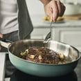 thumbnail image 2 of ZWILLING Pure 11-inch Stainless Steel Fry Pan, Green, 2 of 5