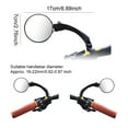 thumbnail image 4 of relayinert Bike Handlebar Mirror Bicycles Motorcycle 360-degree Mirrors Replacing Reflector Adjustable Rotating Parts Rearview Round Left 1Set, 4 of 6