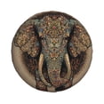 thumbnail image 2 of DouZhe Waterproof Spare Tire Cover, Bohemia Mandala Elephant Prints Adjustable Wheel Covers Fit for Jeep Trailer RV SUV Car, 14 inch, 2 of 7