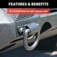 thumbnail image 5 of ARIES 2082050 TrailChaser Black Steel Front Bumper with Brush Guard and Winch Mount, Select Jeep Wrangler JK, 5 of 6