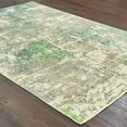 thumbnail image 3 of Oriental Weavers Formations Hand-made Area Rug - 70007 - 8' x 10' - in Blue/ Green - Modern Style, Hand-Made Viscose Rugs, Dining, Living Room Rug, 3 of 3