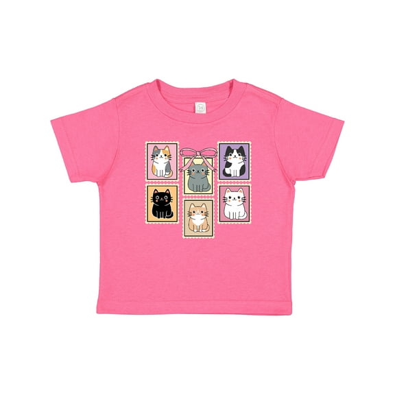 Inktastic Kitty Cat Lover Postage Stamp Girls Baby T-Shirt