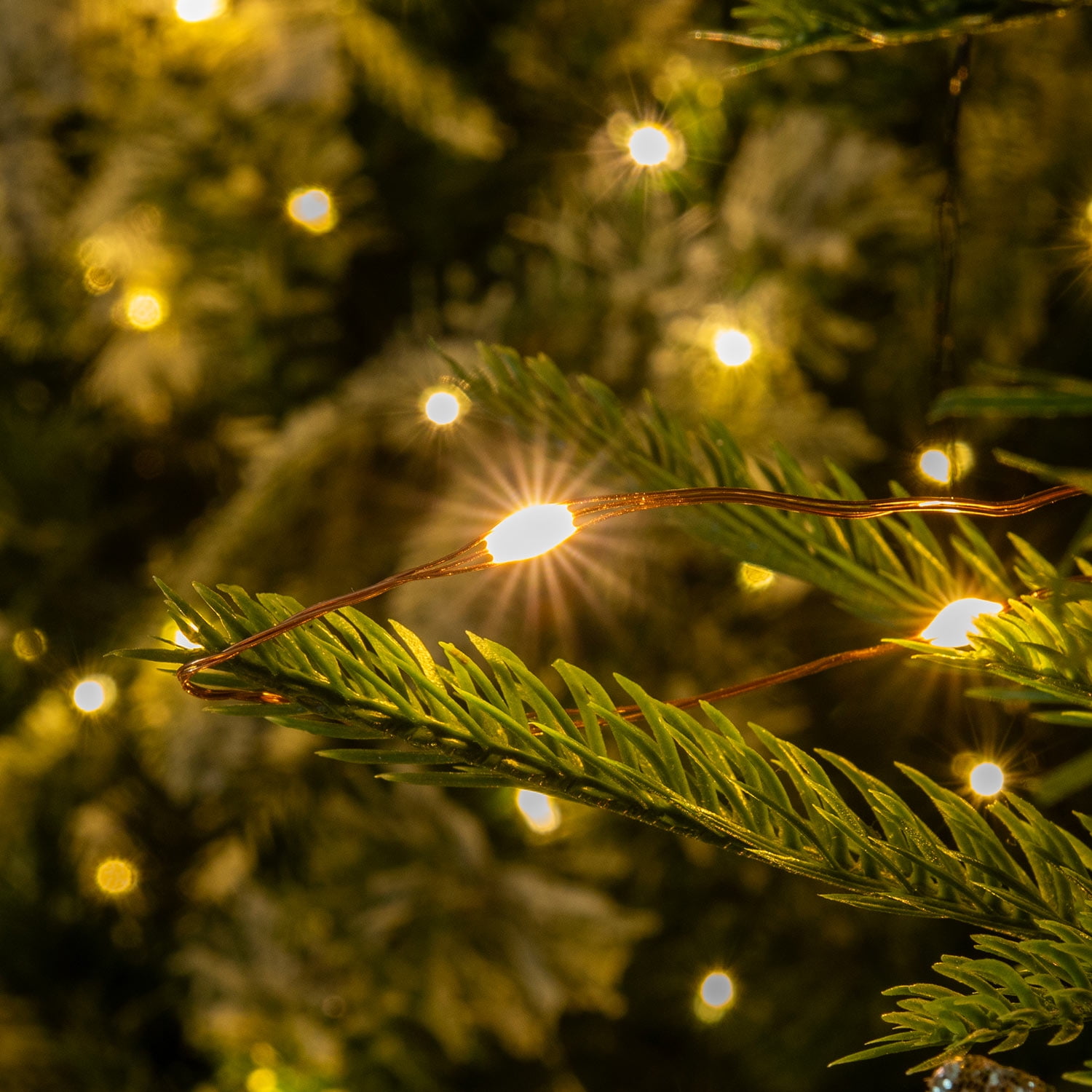 RESNICE 400FT Warm White Plug in Fairy Lights 1200 LED Waterproof Twinkle Copper Wire String Lights with Remote for Christmas Tree Bedroom Porch Patio Garden Wedding Party