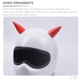 thumbnail image 2 of 4Pcs Devil Horns Motorcycle Helmet Decoration for Riding and Daily Use 1.6x1.2x1.2in, 2 of 8