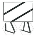 thumbnail image 4 of 2 x Metal Shelf Bracket L Shape Thickened Corner Shelf Right Angle Bracket, 4 of 9