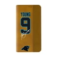 thumbnail image 2 of Keyscaper Bryce Young Brown Carolina Panthers Folio iPhone Case, 2 of 7
