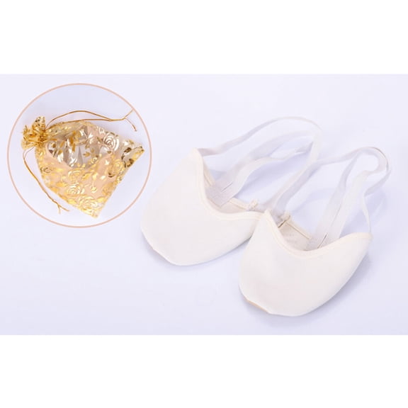 LOLIPPYY 1Pc Cotton Grip Socks White Non Slid Socks for Dance and Choir Shoe Use