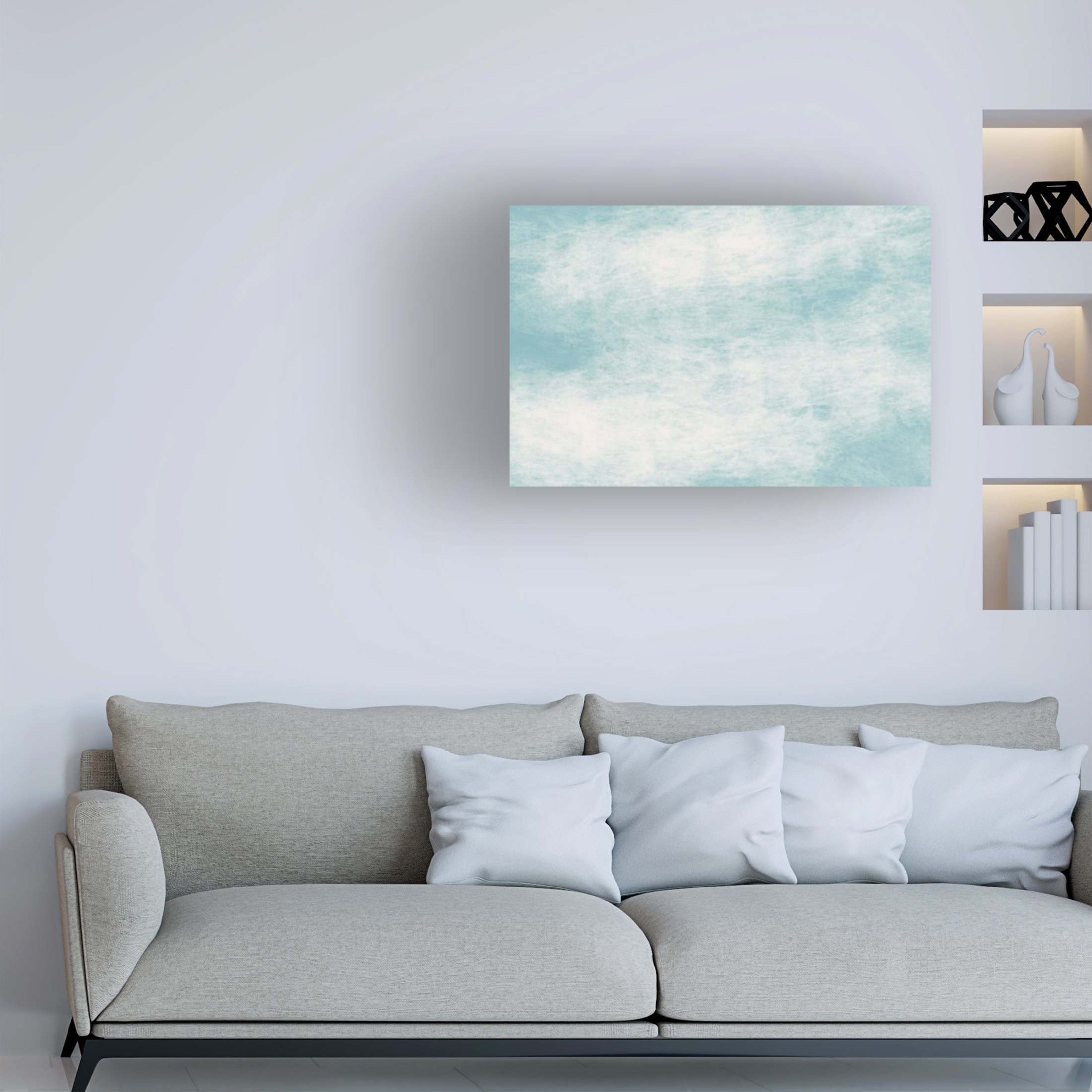 Trademark Fine Art Pictufy Studio II Abstract Blue Canvas Wall Art