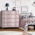 thumbnail image 4 of Sorbus Tall Closet Organizer for Playroom Closet Drawer Organizers, Pink, 4 of 8