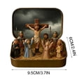 thumbnail image 3 of SLYNSHome Nativity Scene Figurine Set Christmas Nativity Display Religious Figurines Christian Tabletop Decor Box, 3 of 7