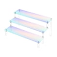 thumbnail image 2 of Acrylic Riser Display Shelf Clear Acrylic Showcase Showcase Fixtures for Jewelry three layer, 2 of 9