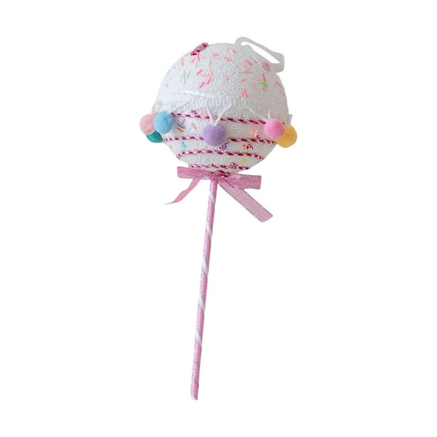 Adorno colgante navideño, colgante navideño, ligero, decorativo, lindo, dulce decoración navideña para festivales, fiestas temáticas, cumpleaños Pelota