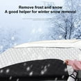 thumbnail image 5 of Tgbvmt Universal Windshield Snow Cover for Ice and Frost, Thickened Winter Car Cover for Most Cars, SUVs, and Small Trucks, 56"X43" Windshield Protector for Snowstorms, Rain, Hail, and Sun., 5 of 9