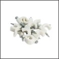 thumbnail image 3 of Steren Single RG6 Nail-in Cable Mounting Clip White 100 per bag, 3 of 7