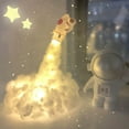 thumbnail image 3 of Camnix Space Rocket Night Light Wall Lamp Sleeping Nursery Lighting Cute Floating Battery Operated Hanging Lamp for Baby Boys Girls Bedroom Room Nursery Wall Decorations, 3 of 8