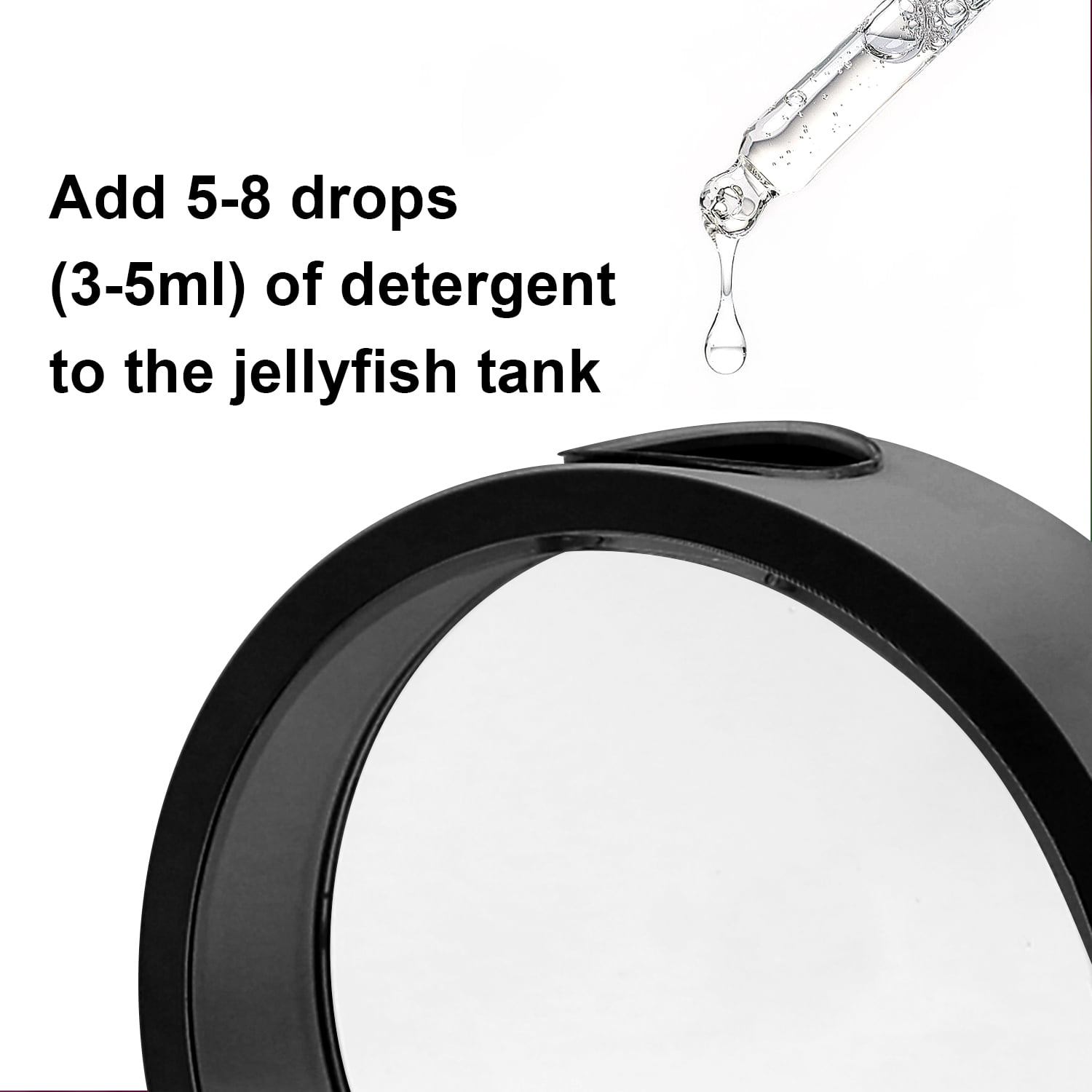 Jellyfish Lamp USB Plug in Unique Circular Jellyfish Lamp, LED Color Changing Jellyfish Aquarium with Speed Control and 8 Light Modes, Home Office Mood Light, Unique Gift Idea, Perfect for