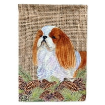 English Toy Spaniel Flag Canvas House Size