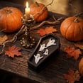 thumbnail image 7 of Kiddiway Halloween Vampire Skull Tombstone Candle - Coffin Design for Home Decor, Halloween Party, Halloween Figurines, and Spooky Themed Gift Giving,A, 7 of 7