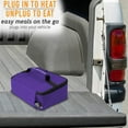 thumbnail image 5 of HotLogic Mini Portable Thermal Food Warmer for Home and Travel, Purple, 5 of 7