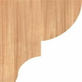 thumbnail image 3 of 5 1/2"W x 6"D x 6"H Ridgewood Smooth Corbel, Western Red Cedar, 3 of 9