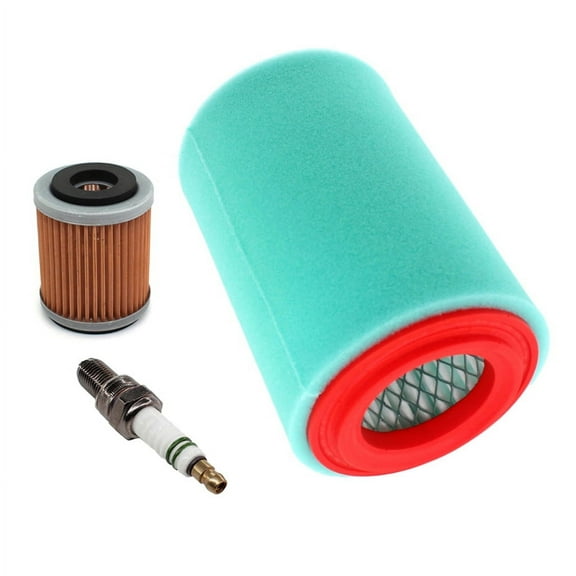 Air Filter Spark Plug for Yamaha Big Bear 400 YFM400F 4WD 2000-2012 Oil Filter 1P0-E4450-00-00 Tune Up Kit