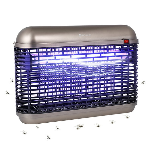 YUNLIGHTS Electric Bug Zapper 20W 360 Degree Mosquito Killer Efficient