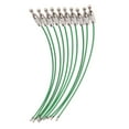 thumbnail image 1 of S SERENABLE 10Pcs Lightweight Cable Wire Loop Luggage Tag Key Chain Screw Lock, Outdoor green, 1 of 9