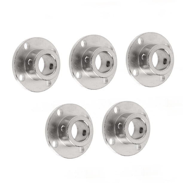 Acoplador De Eje Guía, Conector De Acoplamiento De Brida De Proceso De Galvanoplastia Resistente Al Desgaste De Plata Aislante De 5 Piezas Para Motor