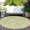 thumbnail image 6 of Addison Rugs Chantille Indoor/Outdoor Transitional Damask Aloe Washable Round Rug, 8' x 8', 6 of 6