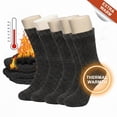 thumbnail image 4 of Comfora Thermal Winter Boot Socks, Heavy Duty Insulated Crew Socks, 3-Pack, 4 of 5