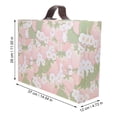 thumbnail image 3 of Valise Motif Flamant Rose Boîtes de Rangement Décoratives en Carton avec Poignée, 3 of 6