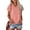 Pink, variant on Womens T Shirts Short Sleeves V Neck Basic Tee Shirt Summer Clothes Womens Tops Trendy