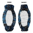 thumbnail image 6 of Yuyamidu Blue Wood UTV Seat Cover Camo Hunting Mule Bench Seat Cover Easy to Install UTV Accessories Elastic Fabrics for Kawasaki Mule 3000 3010 3020, 6 of 7