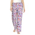 thumbnail image 2 of Lsque Fashionable Cats Print Women's Pajama Pants, Lounge Pant - Comfortable Home Wear,Elastic Waistband, Stylish Design-Large, 2 of 9