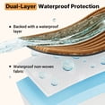 thumbnail image 5 of Veehoo Orthopedic Memory Foam Dog Bed, 7 Inch Thick Extra Large Dog Bed XL for Senior Dogs with Ultra-Soft Fluffy Surface, Waterproof Liner, Removable Washable Cover and Non-Slip Bottom, 48"x30"x7", 5 of 7
