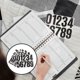 thumbnail image 2 of Adhesive Number Stickers for Garbage Bins - 6 Sheets Durable Waterproof Trash Can Decals, 2 of 4