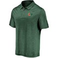 thumbnail image 2 of Men's Fanatics Green Miami Hurricanes Primary Logo Striated Polo, 2 of 3